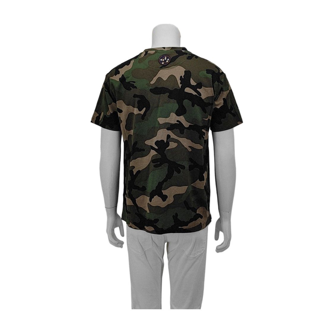 Valentino Valentino Camo Patch T-Shirt Size L Size US L / EU 52-54 / 3 - 3 Thumbnail