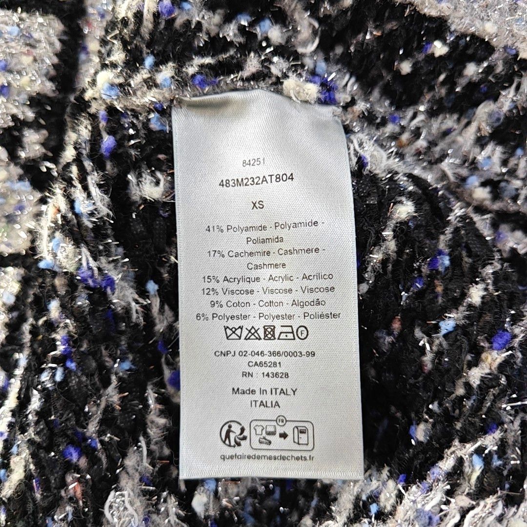 Dior Dior Homme Cannage Pattern Knit Cardigan Size XS Size US XS / EU 42 / 0 - 4 Thumbnail