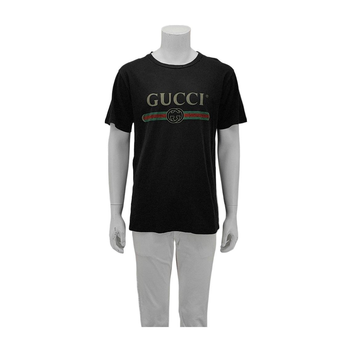 Gucci Gucci Logo Print Cotton T-Shirt S Size US S / EU 44-46 / 1 - 2 Thumbnail