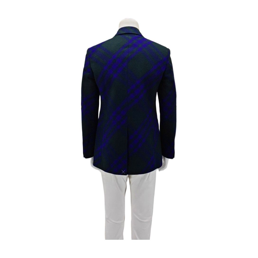 Burberry Burberry Wool Check Double-Breasted Blazer 34R Size 34R - 3 Thumbnail