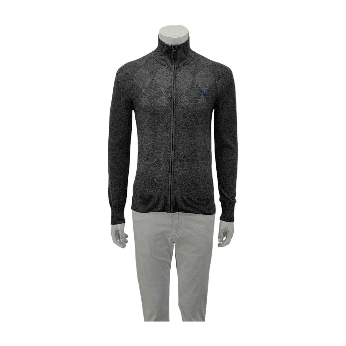 Burberry Burberry Black Label Argyle Wool Cardigan 2 Size US M / EU 48-50 / 2 - 2 Thumbnail