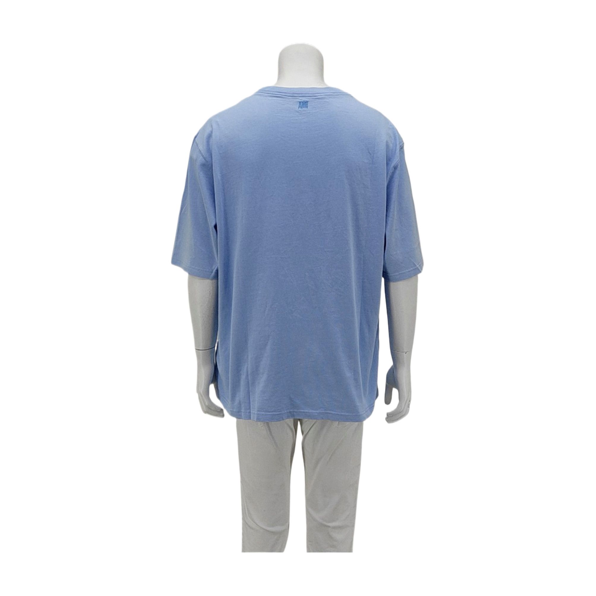 AMI AMI Heart Logo Short Sleeve T-Shirt Blue M Size US M / EU 48-50 / 2 - 3 Thumbnail