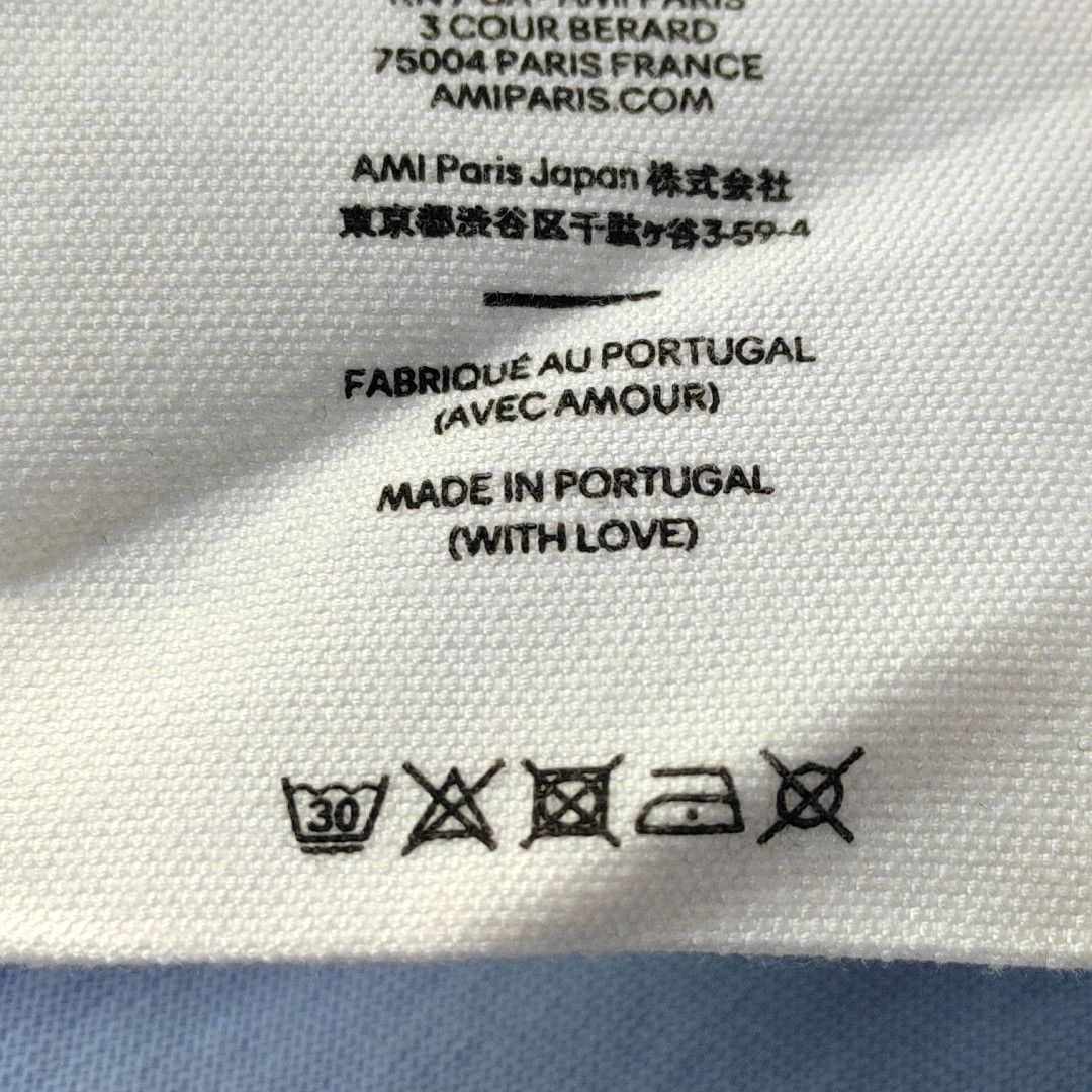 AMI AMI Heart Logo Short Sleeve T-Shirt Blue M Size US M / EU 48-50 / 2 - 5 Thumbnail