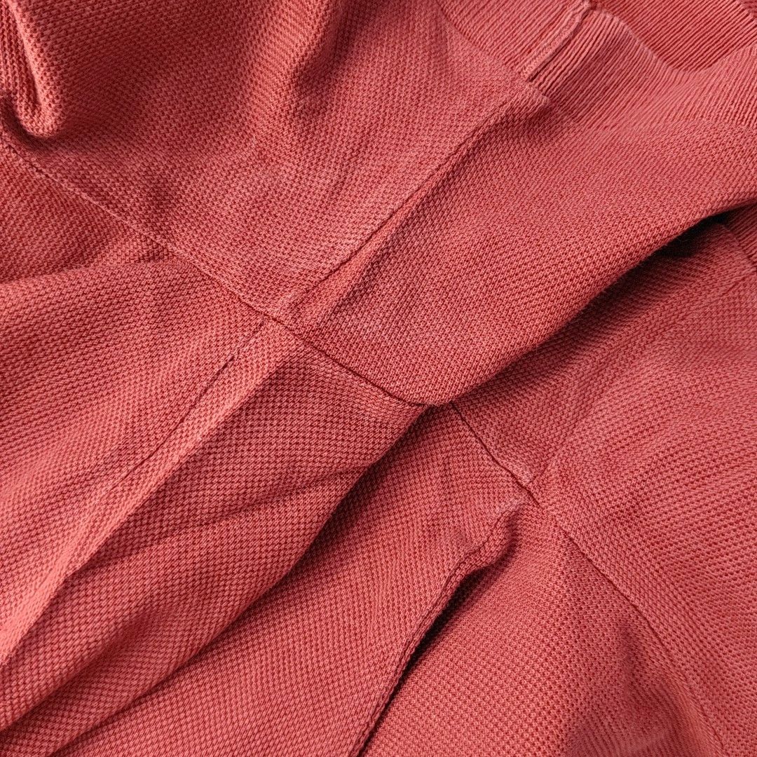 Louis Vuitton Louis Vuitton Red Pique Cotton Polo Size L Size US L / EU 52-54 / 3 - 7 Thumbnail