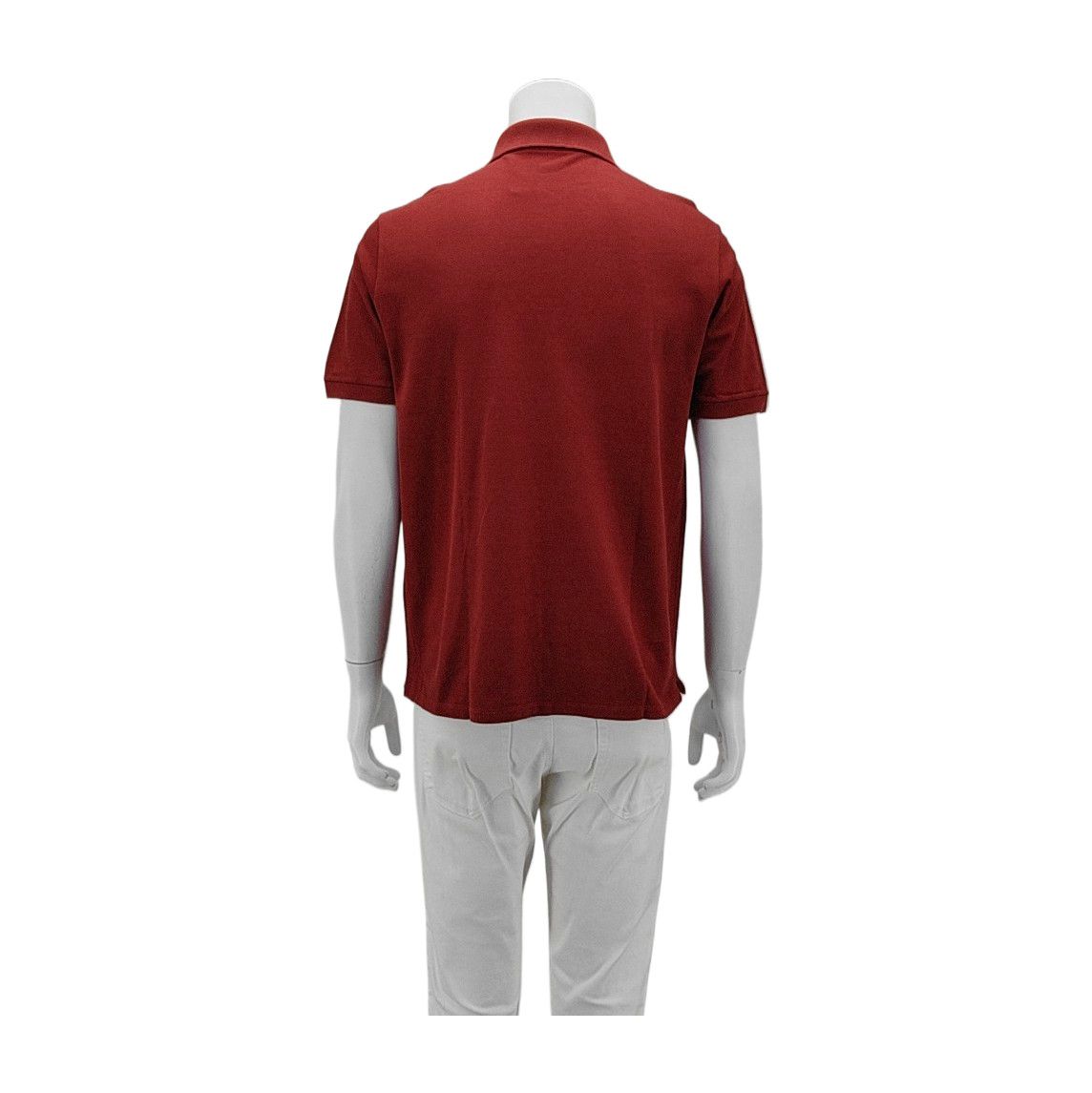Louis Vuitton Louis Vuitton Red Pique Cotton Polo Size L Size US L / EU 52-54 / 3 - 3 Thumbnail