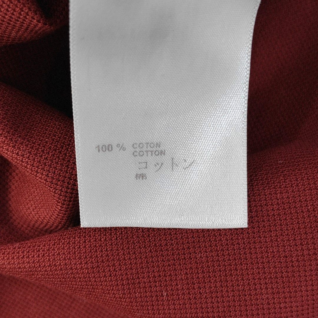 Louis Vuitton Louis Vuitton Red Pique Cotton Polo Size L Size US L / EU 52-54 / 3 - 4 Thumbnail