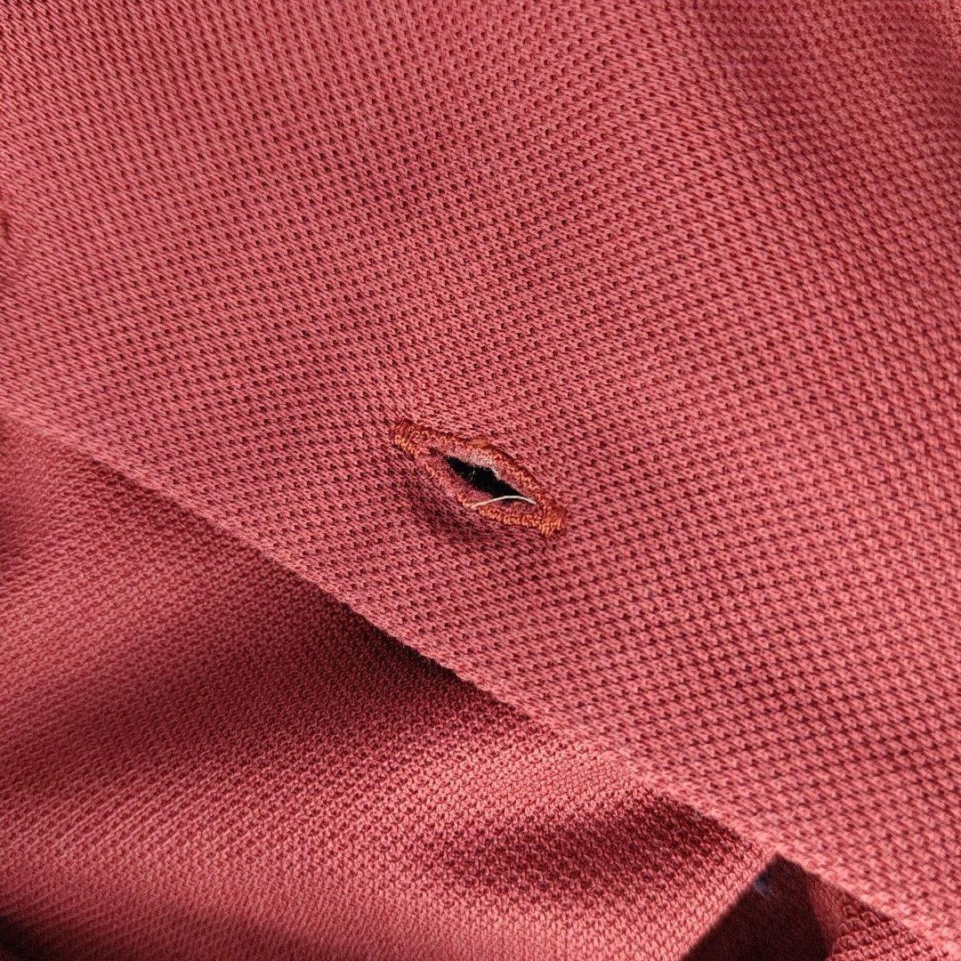 Louis Vuitton Louis Vuitton Red Pique Cotton Polo Size L Size US L / EU 52-54 / 3 - 6 Thumbnail