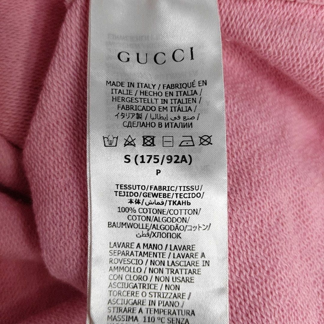 Gucci Gucci Strawberry Logo Cotton Sweatshirt Size S Size US S / EU 44-46 / 1 - 5 Thumbnail