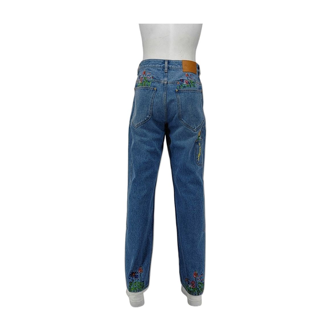 Louis Vuitton Louis Vuitton Floral Embroidered Jeans 31 Size US 31 - 3 Thumbnail