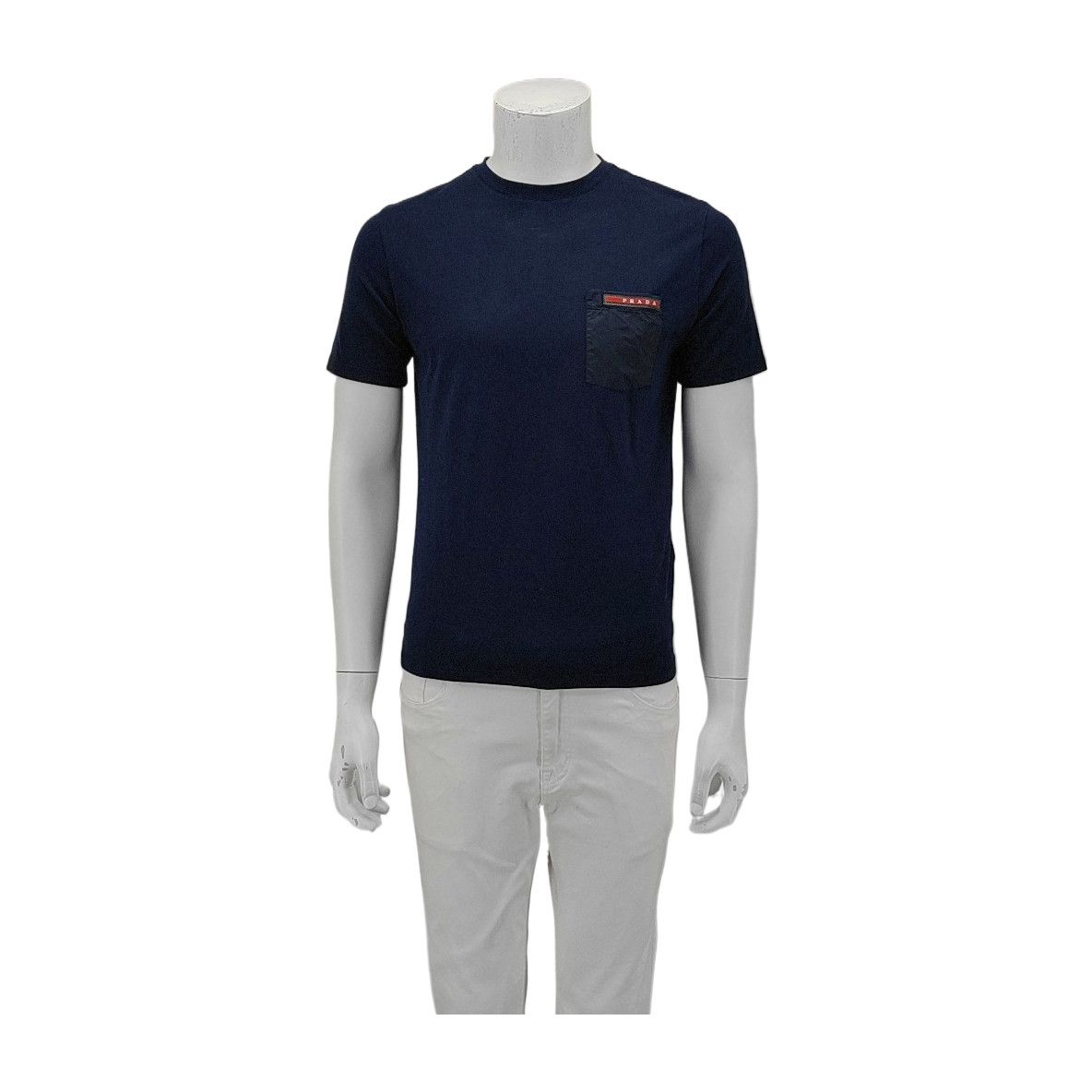 Prada Prada Logo Pocket Cotton T-Shirt Size S Size US S / EU 44-46 / 1 - 2 Thumbnail