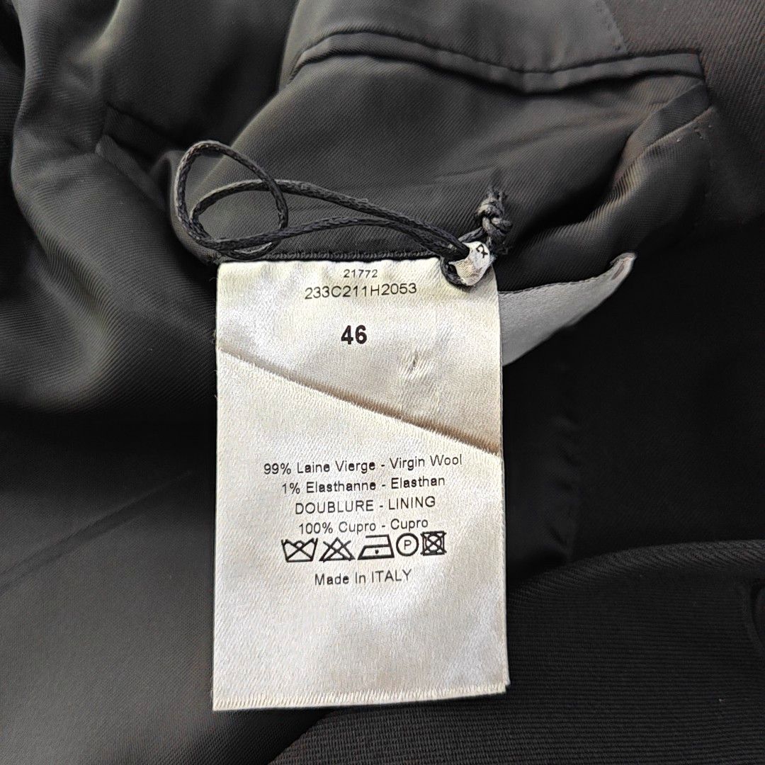 Dior Dior Homme Virgin Wool Two-Button Blazer 36R Size 36R - 4 Thumbnail