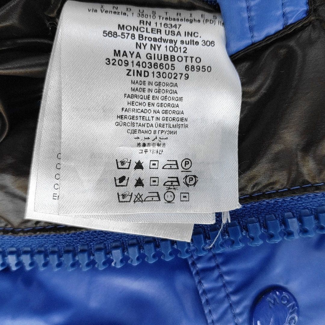 Moncler Moncler Blue Maya Down Jacket Size 1 Size US S / EU 44-46 / 1 - 5 Thumbnail