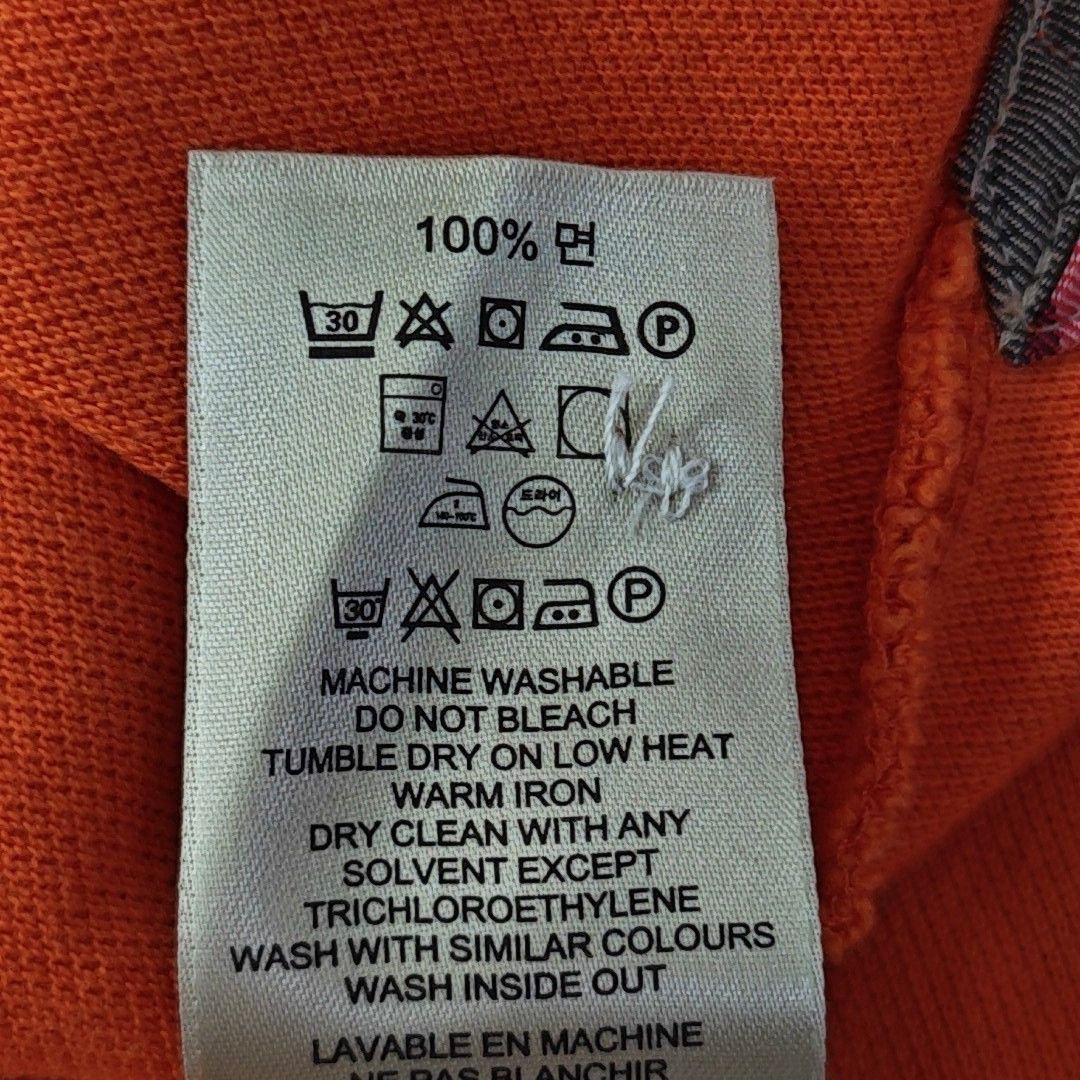 Burberry Burberry Brit Orange Piqué Cotton Polo Size S Size US S / EU 44-46 / 1 - 5 Thumbnail