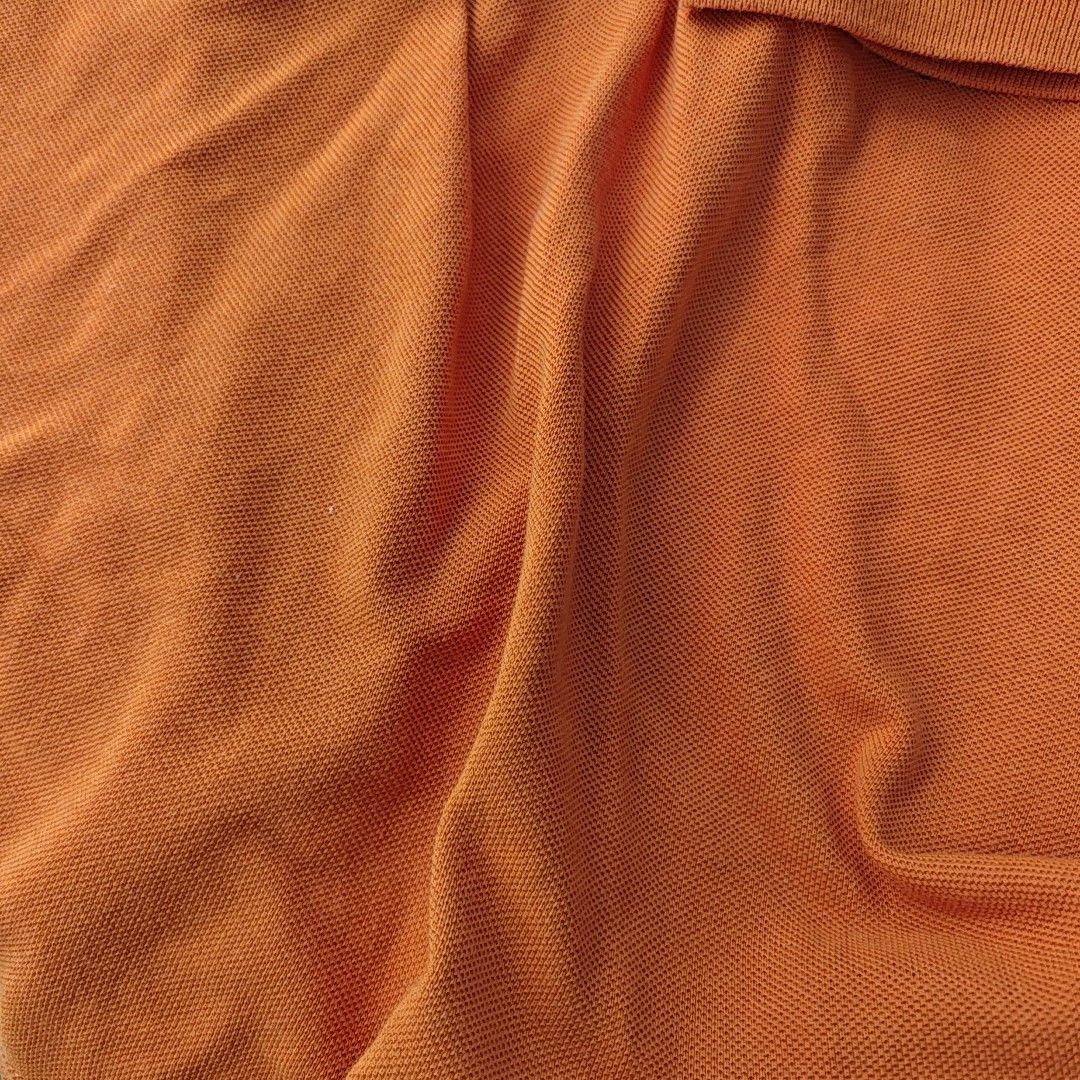 Burberry Burberry Brit Orange Piqué Cotton Polo Size S Size US S / EU 44-46 / 1 - 7 Thumbnail