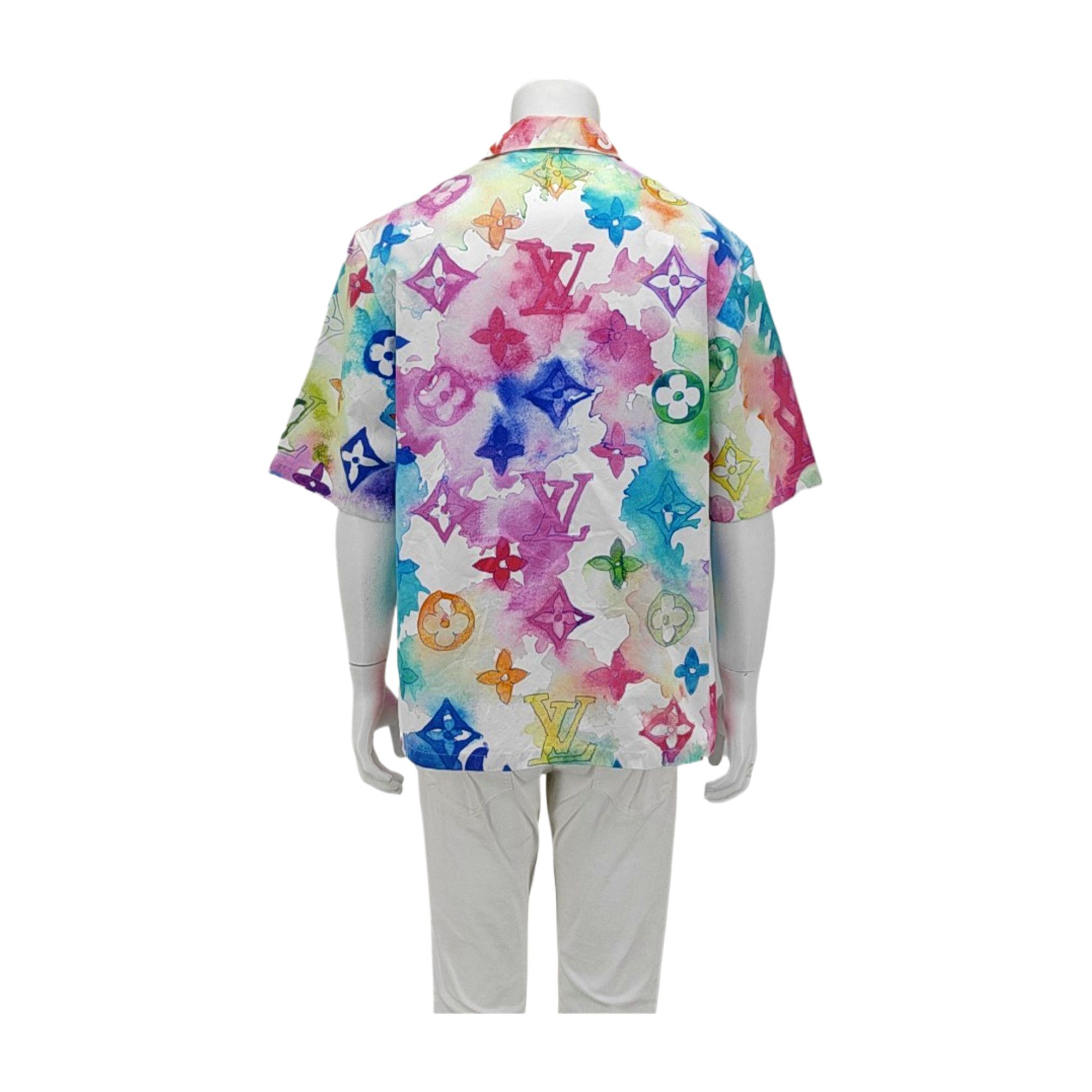 Louis Vuitton Louis Vuitton Watercolor Monogram Shirt Size M Size US M / EU 48-50 / 2 - 3 Thumbnail