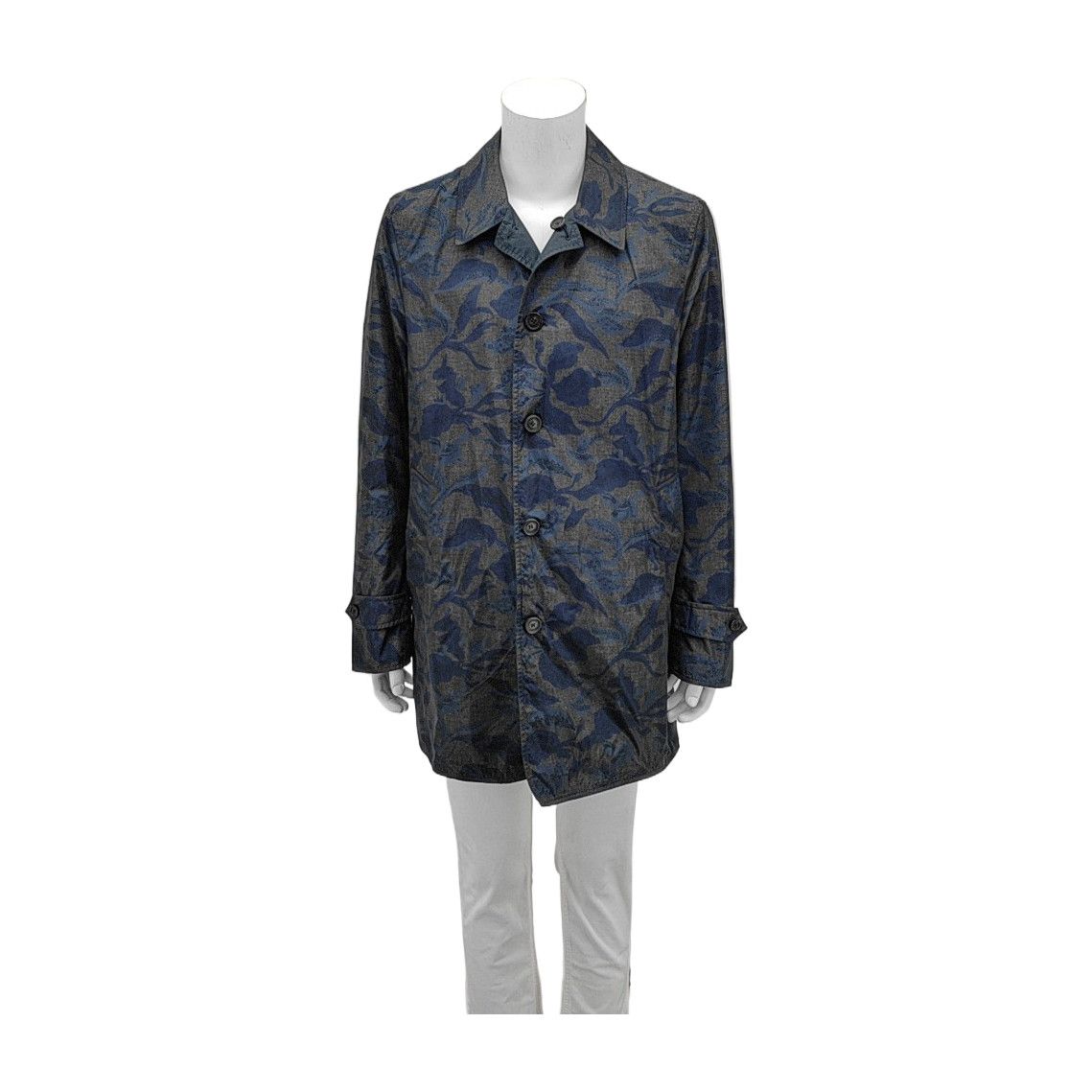 Burberry Burberry Prorsum Floral Print Nylon Car Coat Size 54 Size US L / EU 52-54 / 3 - 2 Thumbnail