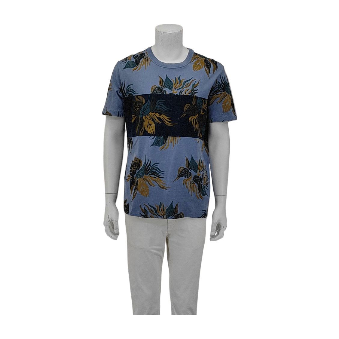 Louis Vuitton LOUIS VUITTON Floral Print Cotton T-Shirt Size M Size US M / EU 48-50 / 2 - 2 Thumbnail