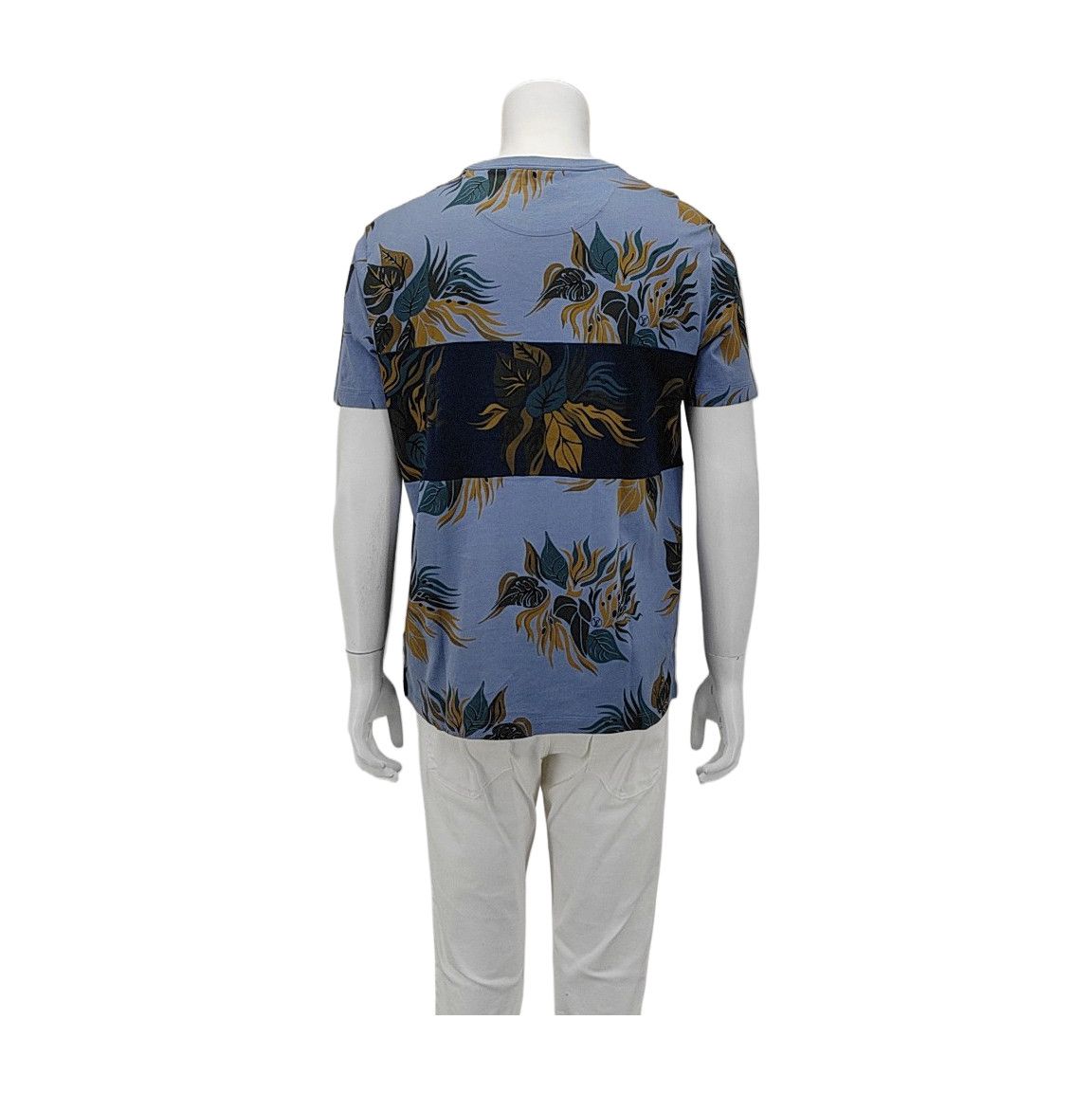 Louis Vuitton LOUIS VUITTON Floral Print Cotton T-Shirt Size M Size US M / EU 48-50 / 2 - 3 Thumbnail