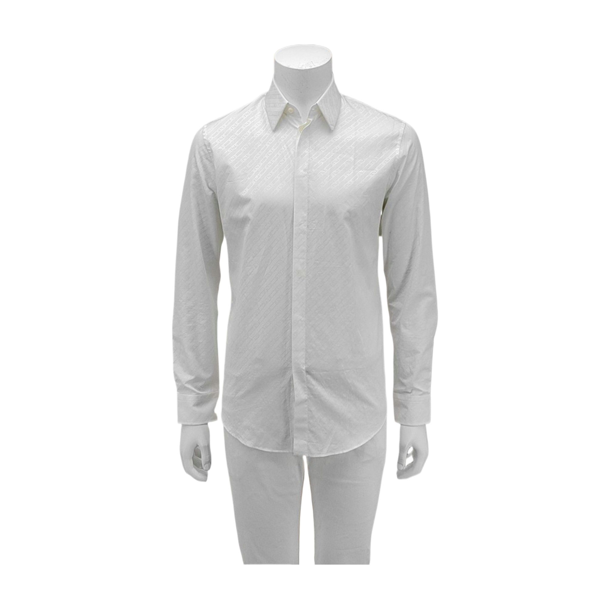 Fendi Fendi Tonal Monogram Cotton Shirt 41 Size US L / EU 52-54 / 3 - 2 Thumbnail