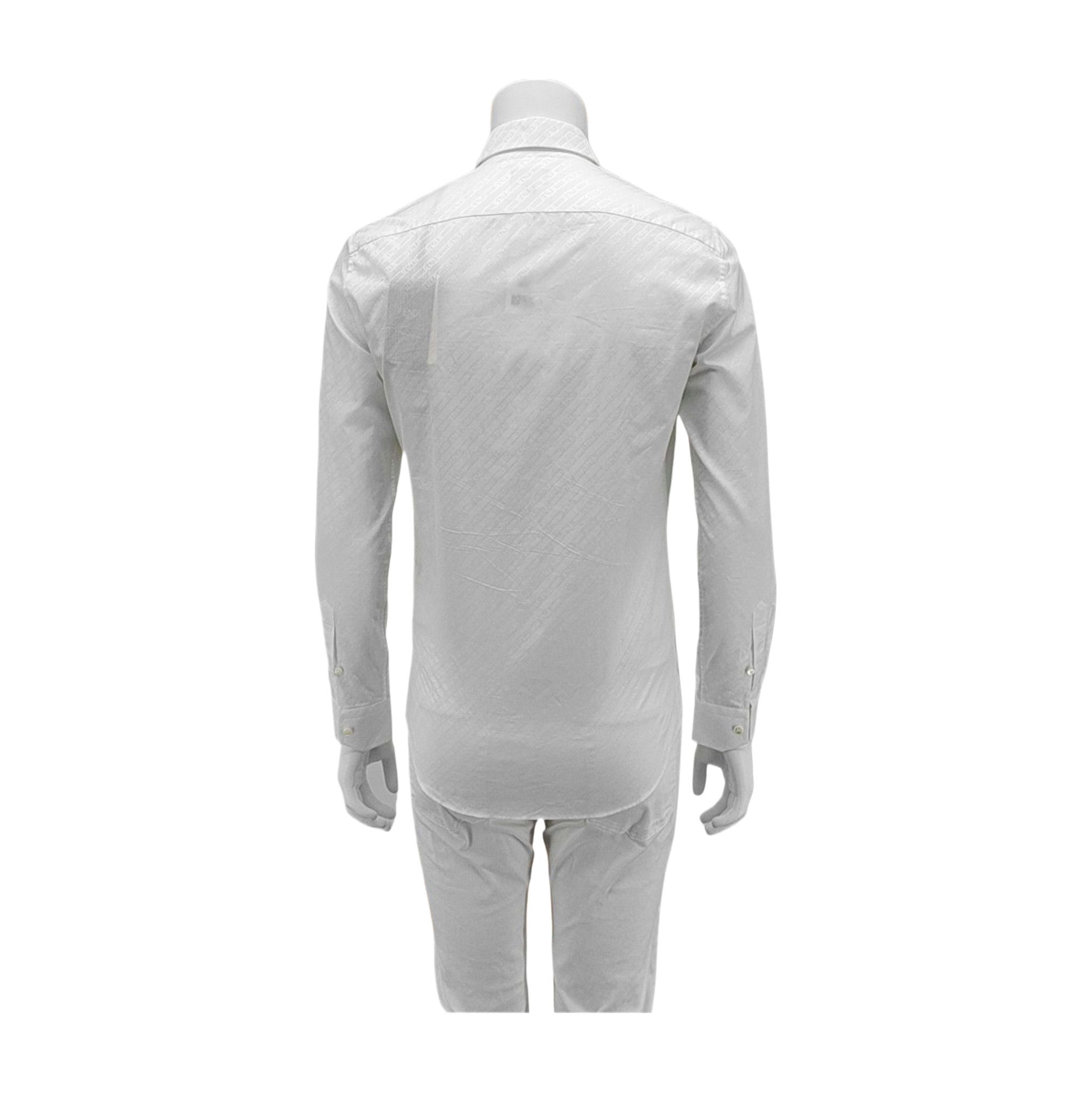 Fendi Fendi Tonal Monogram Cotton Shirt 41 Size US L / EU 52-54 / 3 - 3 Thumbnail