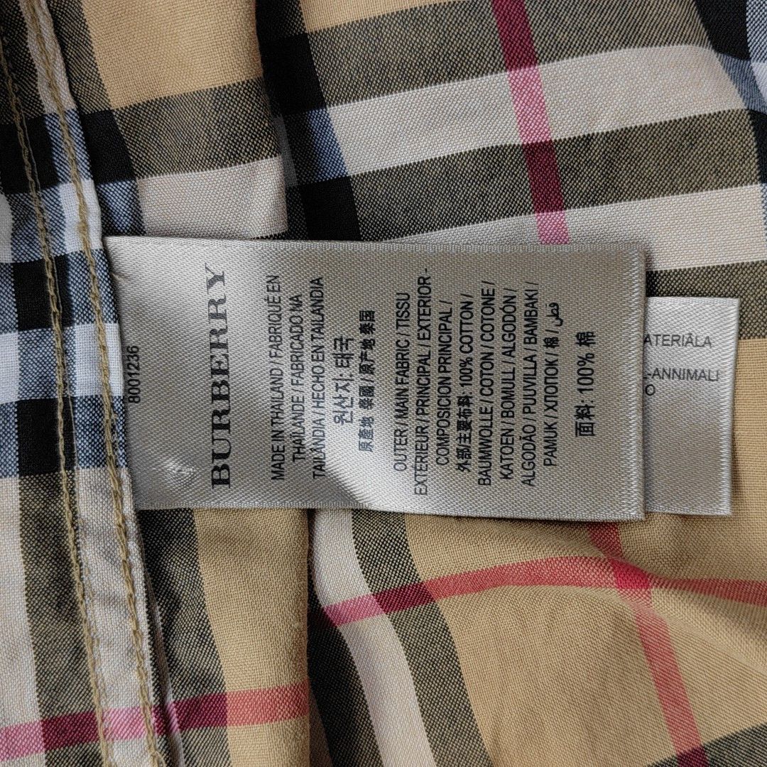Burberry Burberry Nova Check Long Sleeve Shirt M Size US M / EU 48-50 / 2 - 4 Thumbnail