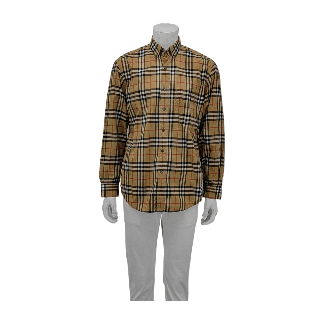 Burberry Burberry Nova Check Long Sleeve Shirt M Size US M / EU 48-50 / 2 - 2 Thumbnail