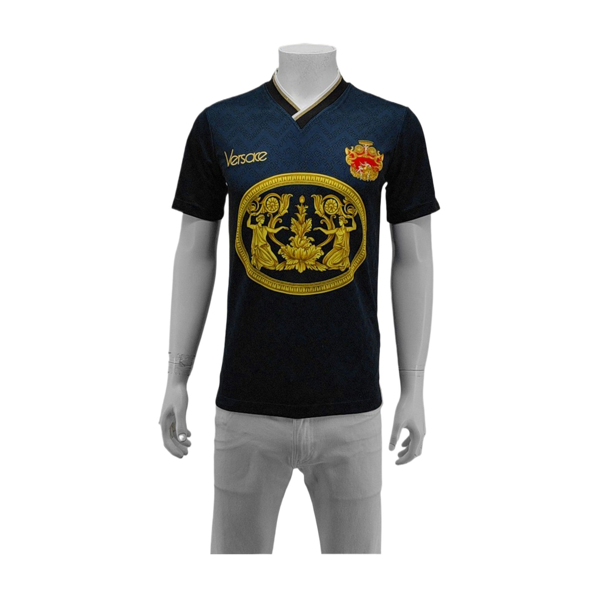 Versace Versace Greca Graphic Print T-Shirt S Size US S / EU 44-46 / 1 - 2 Thumbnail