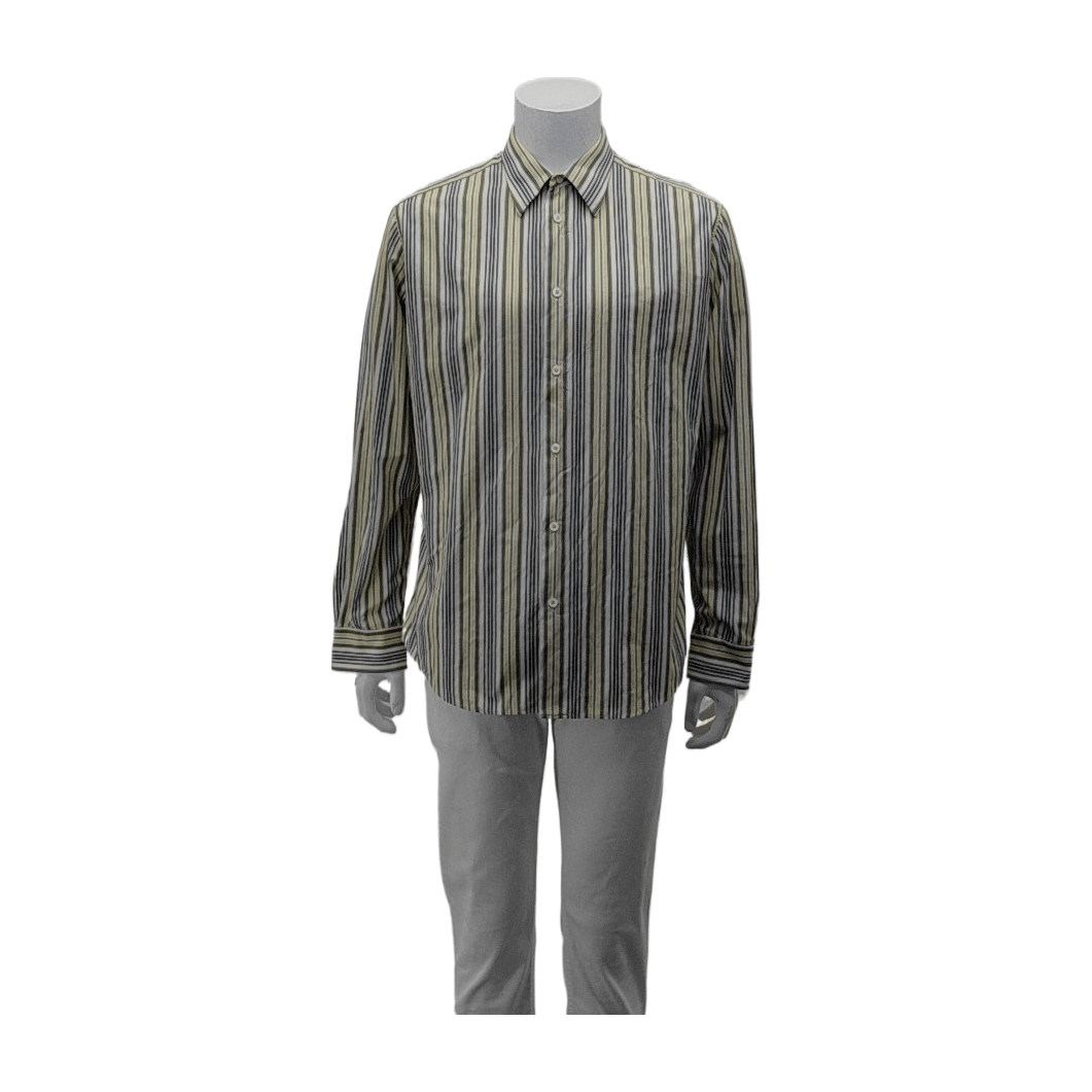 Hermes Hermès Multi Striped Long Sleeve Button Up Shirt XL Size US XL / EU 56 / 4 - 2 Thumbnail