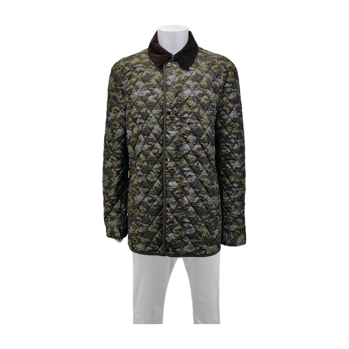 Burberry Burberry Brit Camo Quilted Jacket XL Size US XL / EU 56 / 4 - 2 Thumbnail