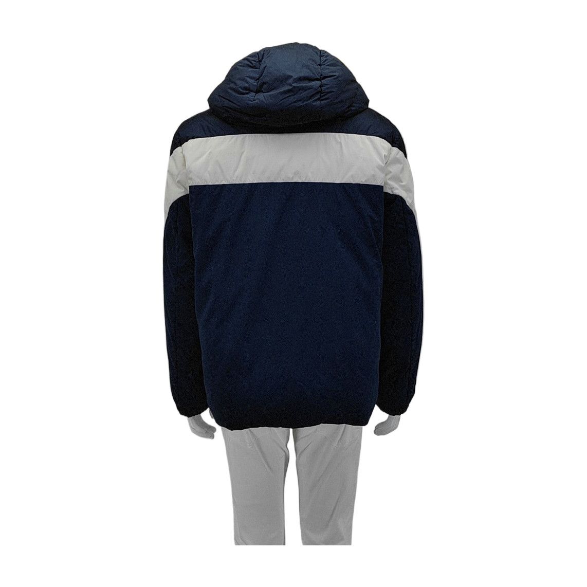 Moncler Moncler Gamme Bleu Striped Puffer Jacket Size 4 Size US XL / EU 56 / 4 - 3 Thumbnail