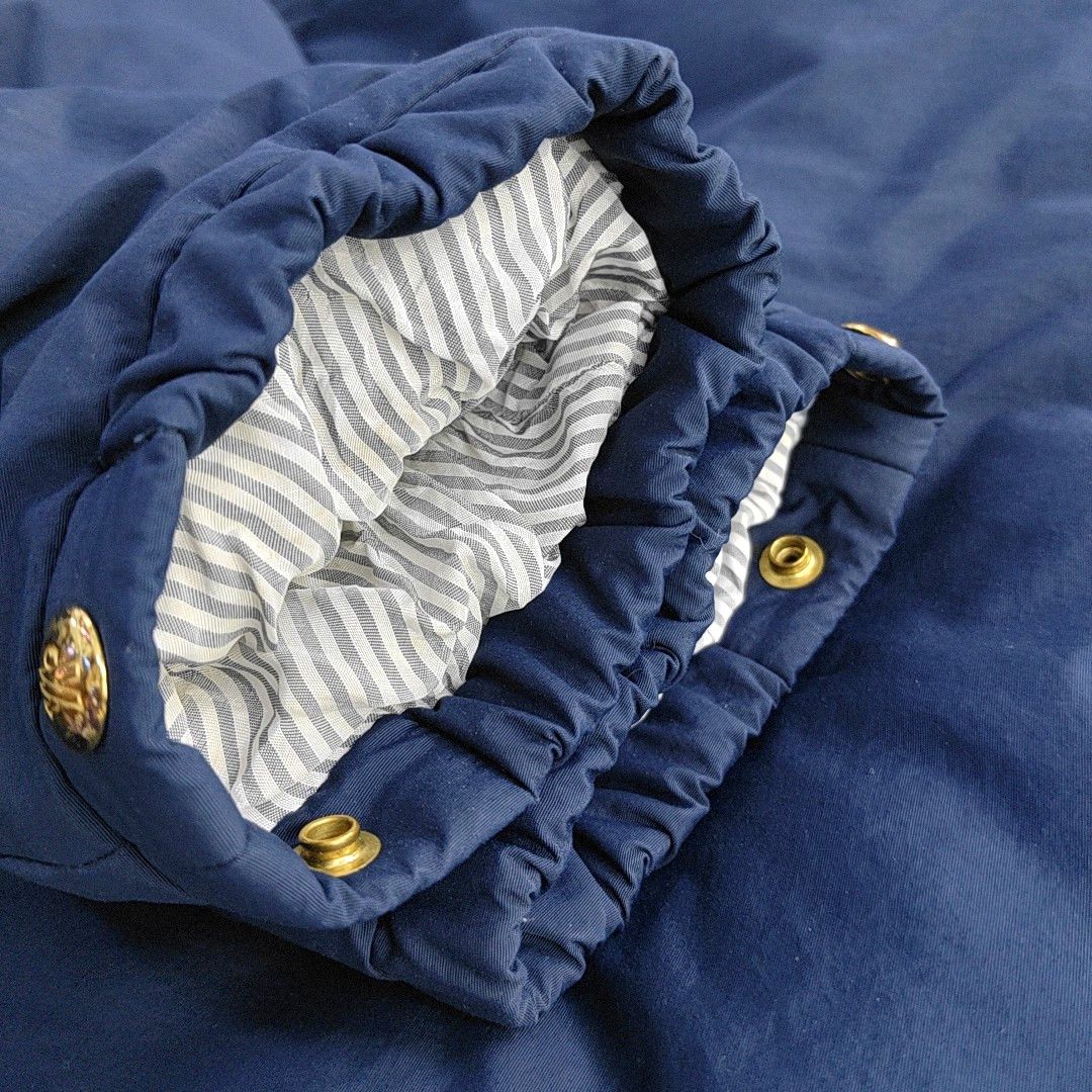 Moncler Moncler Gamme Bleu Striped Puffer Jacket Size 4 Size US XL / EU 56 / 4 - 8 Thumbnail