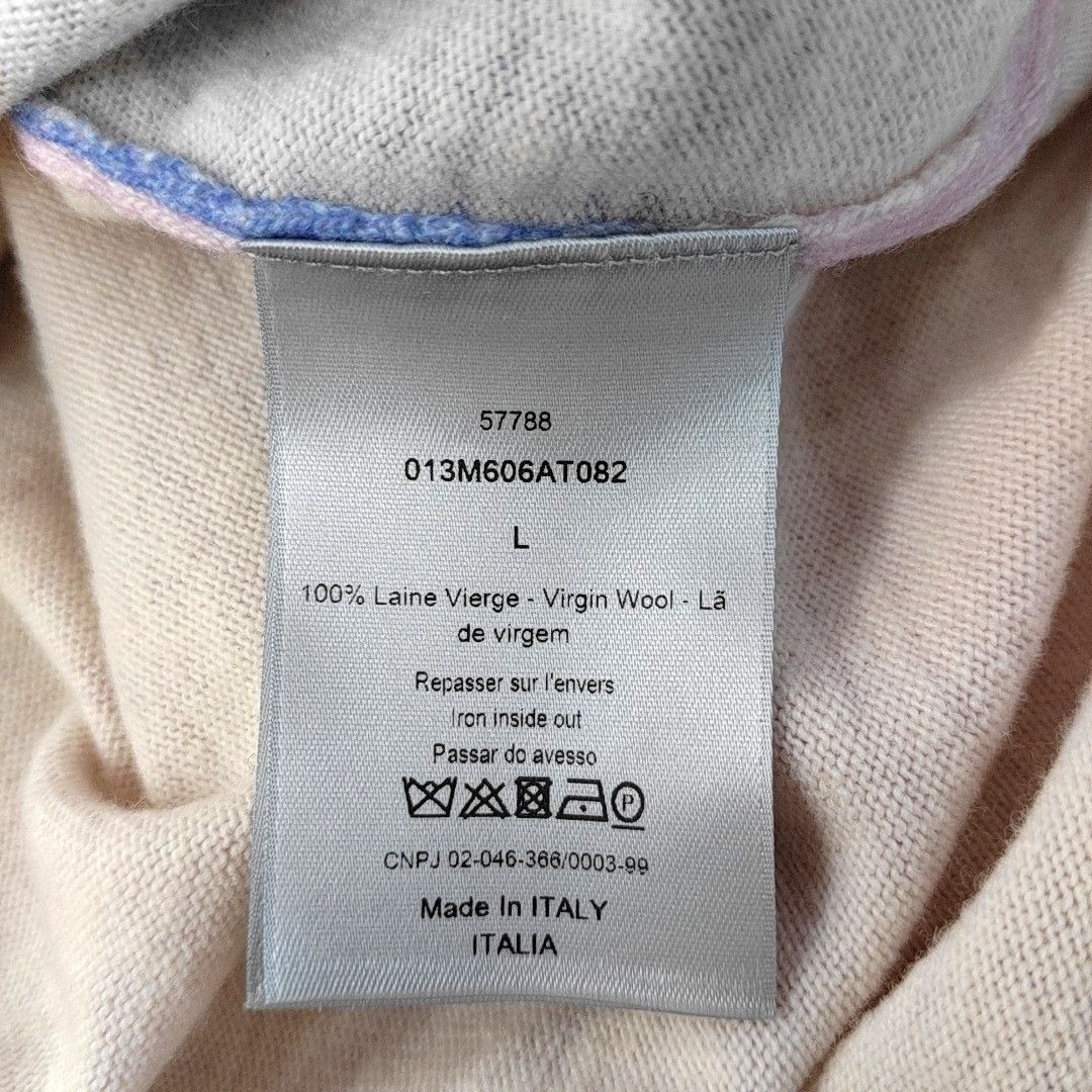 Dior Dior Homme Floral Graphic Wool Sweater Size L Size US L / EU 52-54 / 3 - 5 Thumbnail