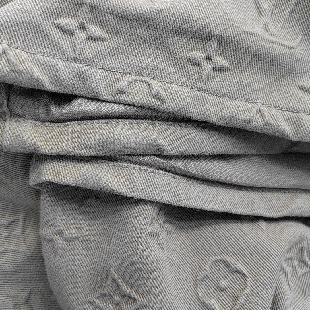 Louis Vuitton Louis Vuitton Monogram Khaki Denim Jeans Size 33 Size US 33 - 8 Thumbnail
