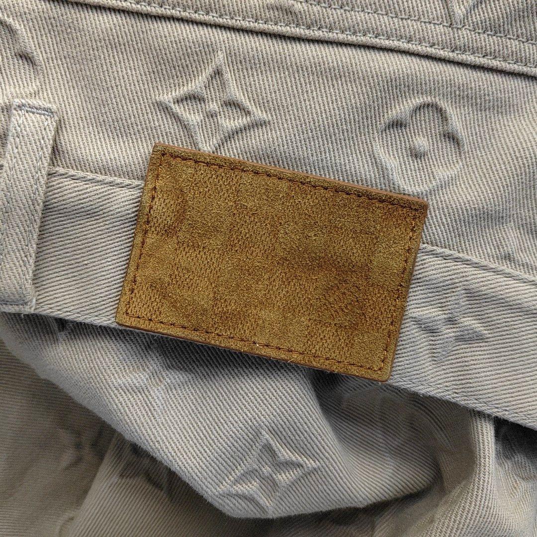 Louis Vuitton Louis Vuitton Monogram Khaki Denim Jeans Size 33 Size US 33 - 6 Thumbnail