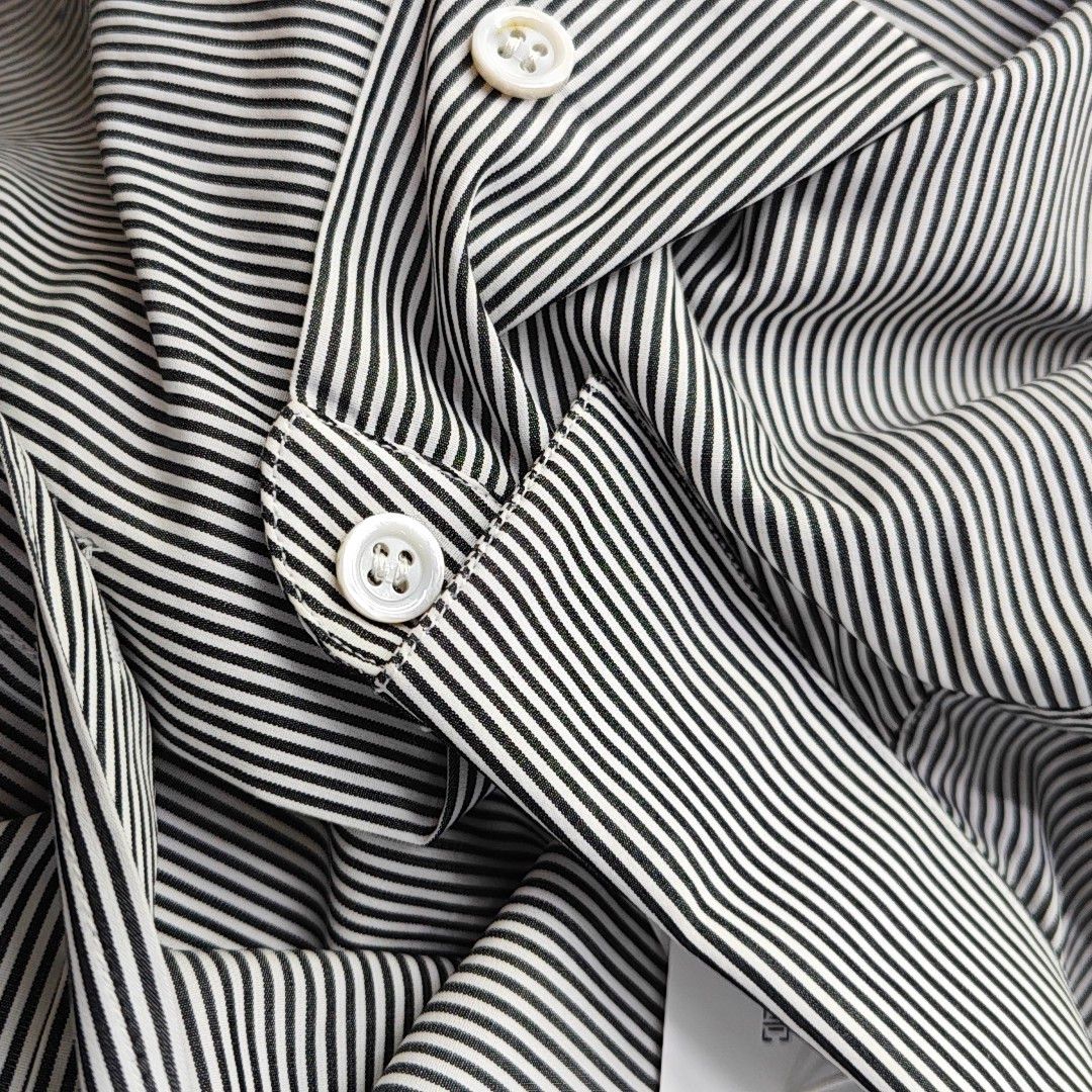 Dior Dior Homme Striped Cotton Shirt 38 Size US S / EU 44-46 / 1 - 5 Thumbnail