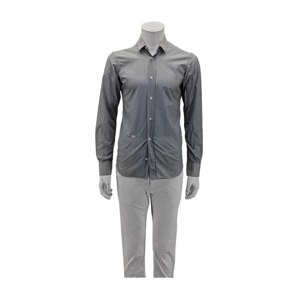 Dior Dior Homme Striped Cotton Shirt 38 Size US S / EU 44-46 / 1 - 2 Thumbnail