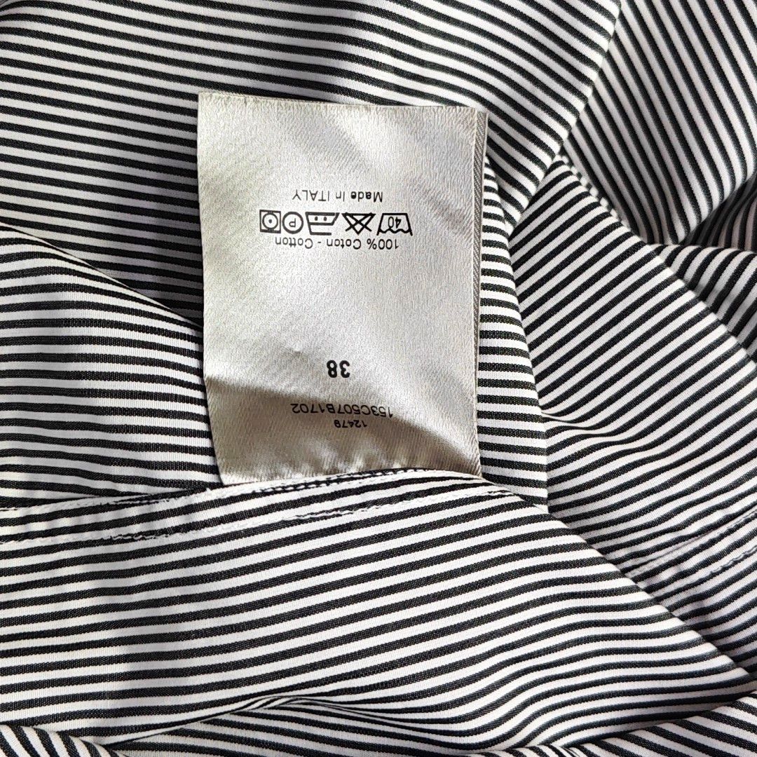 Dior Dior Homme Striped Cotton Shirt 38 Size US S / EU 44-46 / 1 - 4 Thumbnail