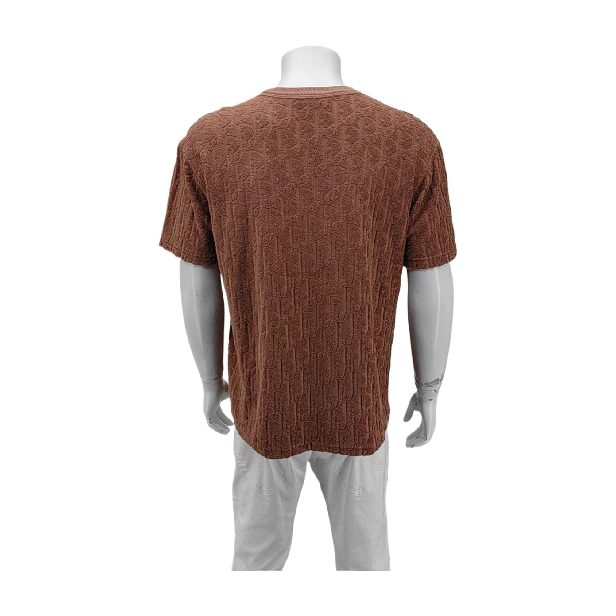 Dior Dior Homme Oblique Terry Cotton T-Shirt Size S Size US S / EU 44-46 / 1 - 3 Thumbnail