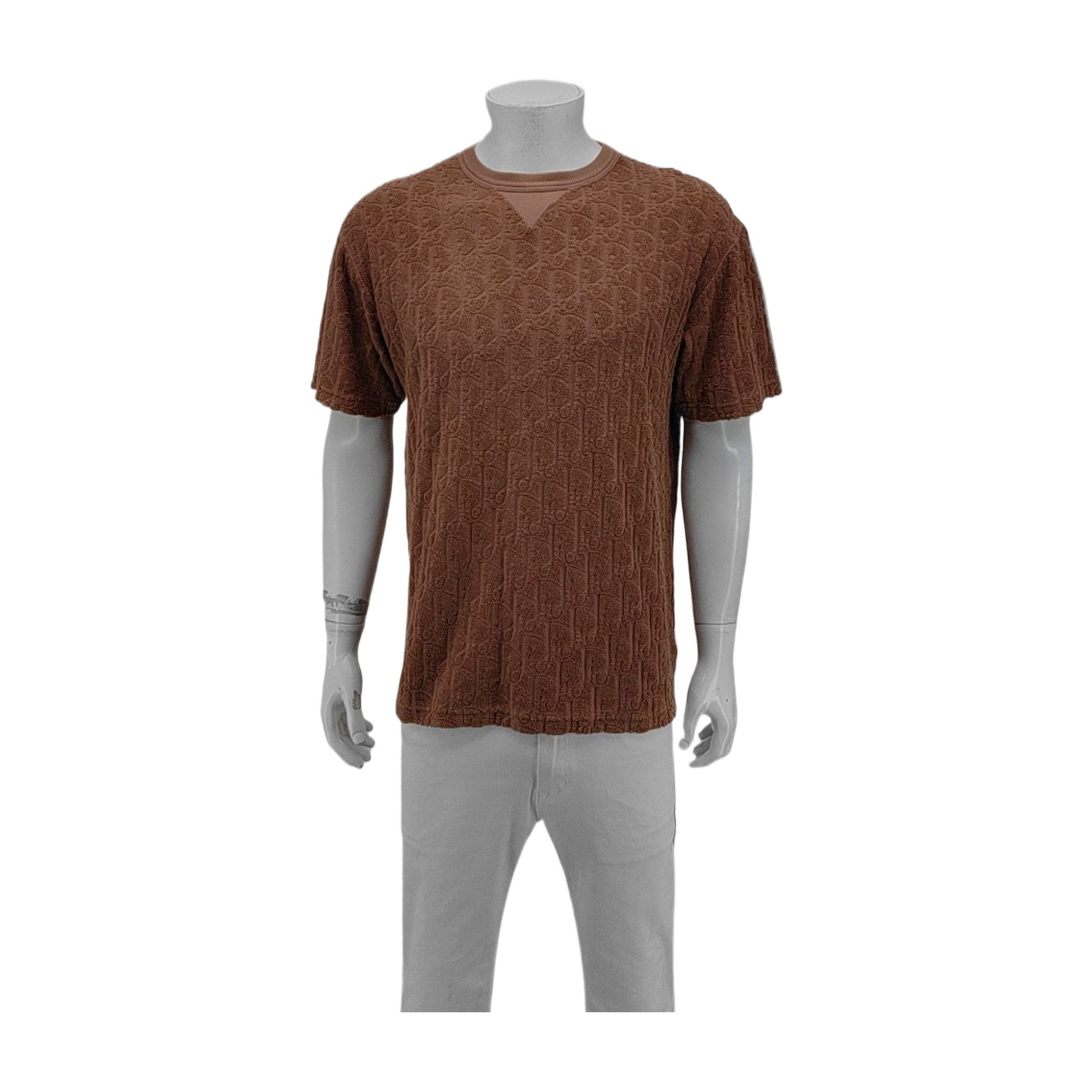 Dior Dior Homme Oblique Terry Cotton T-Shirt Size S Size US S / EU 44-46 / 1 - 2 Thumbnail