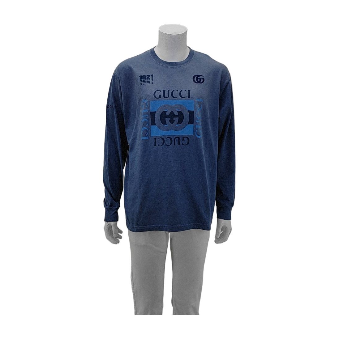 Gucci Gucci Logo Graphic Long Sleeve T-Shirt Size L Size US L / EU 52-54 / 3 - 2 Thumbnail