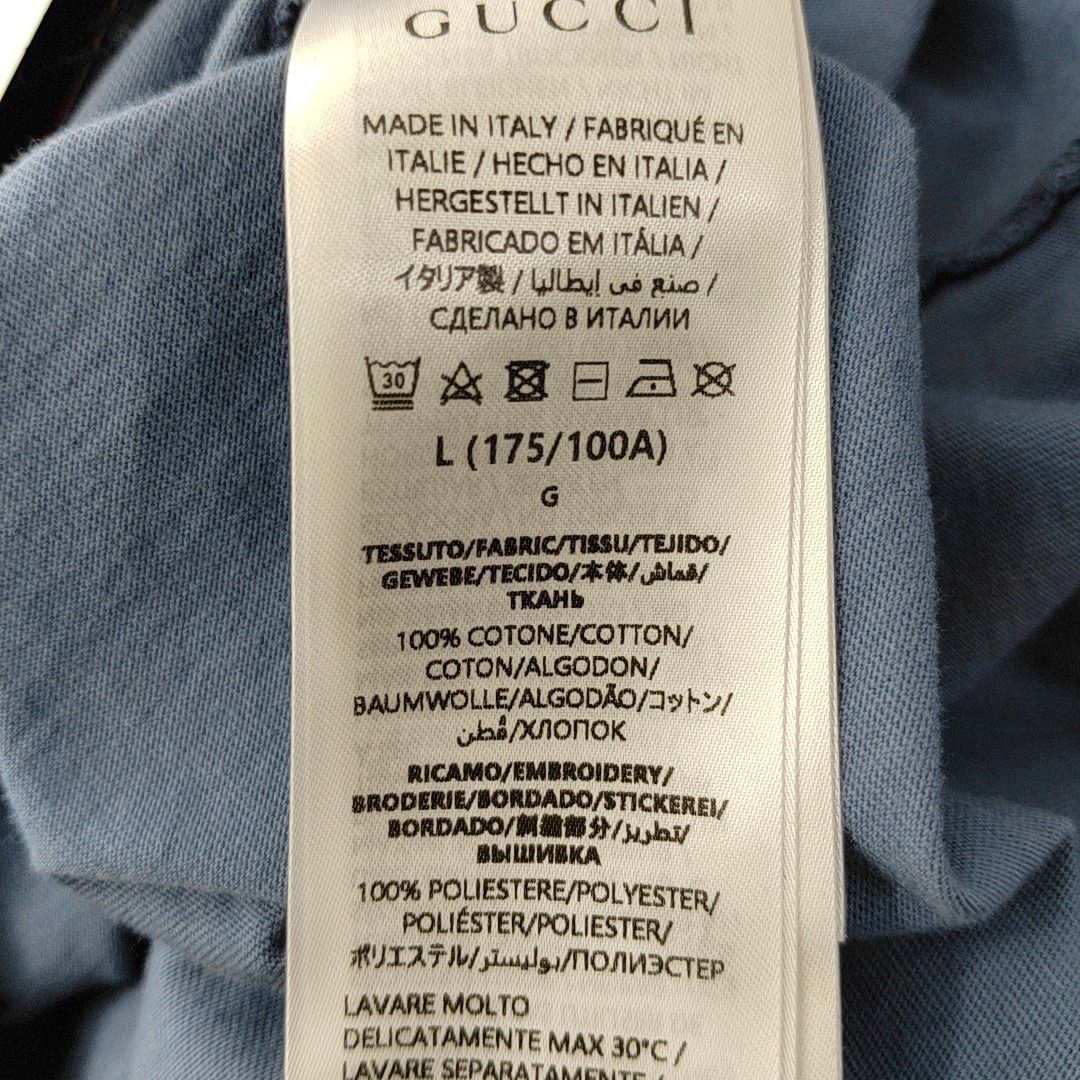 Gucci Gucci Logo Graphic Long Sleeve T-Shirt Size L Size US L / EU 52-54 / 3 - 5 Thumbnail