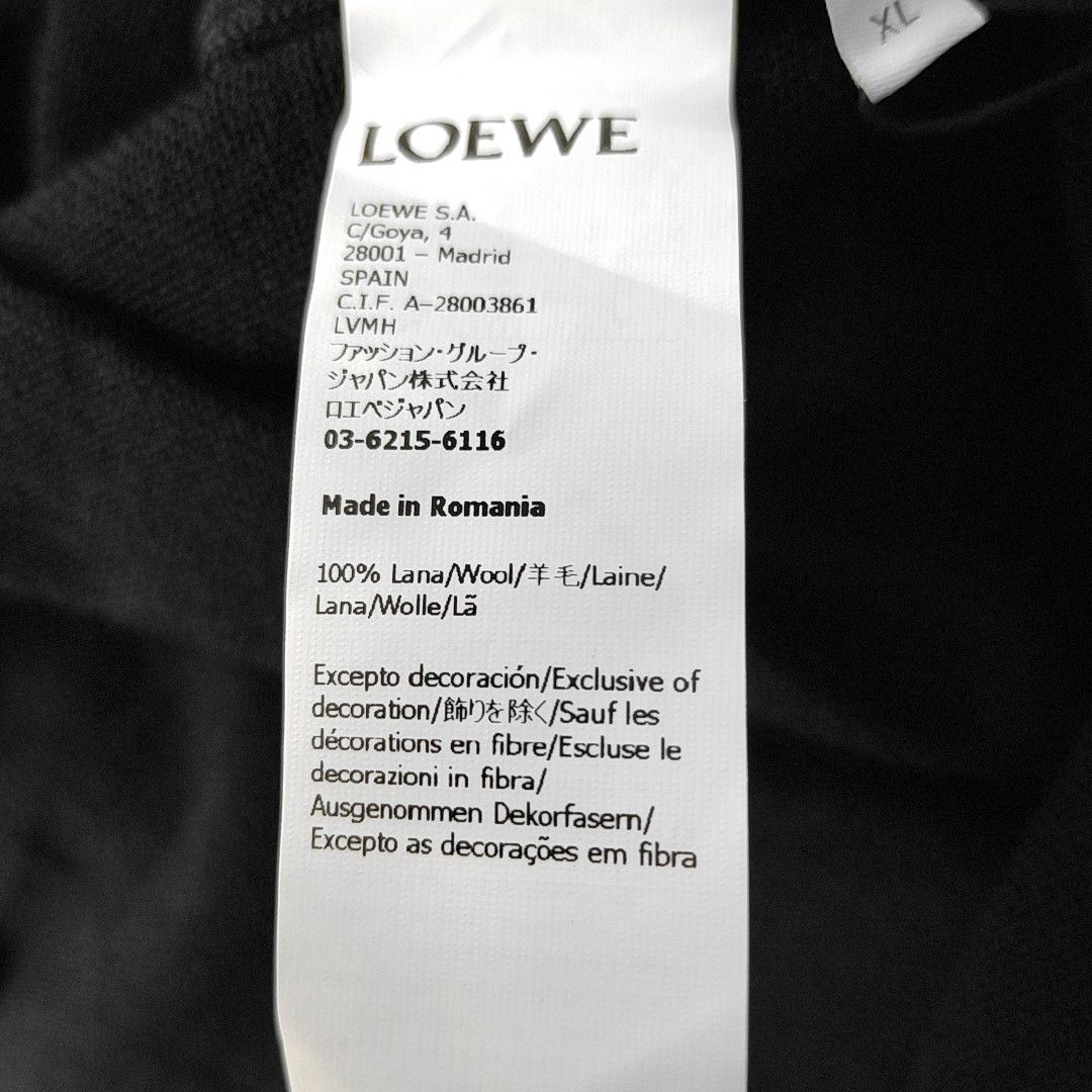 Loewe Loewe Embroidered Logo Wool Cardigan XL Size US XL / EU 56 / 4 - 4 Thumbnail