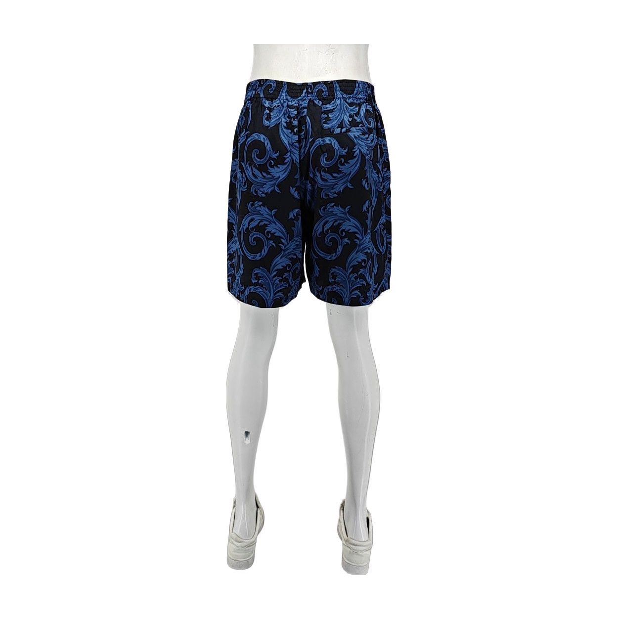 Versace Versace Blue Baroque Print Shorts Size 52 Size US 36 / EU 52 - 3 Thumbnail