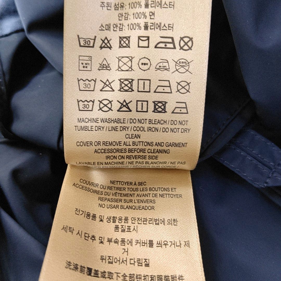 Burberry Burberry Brit Navy Polyester Trench Coat XL Size US XL / EU 56 / 4 - 5 Thumbnail