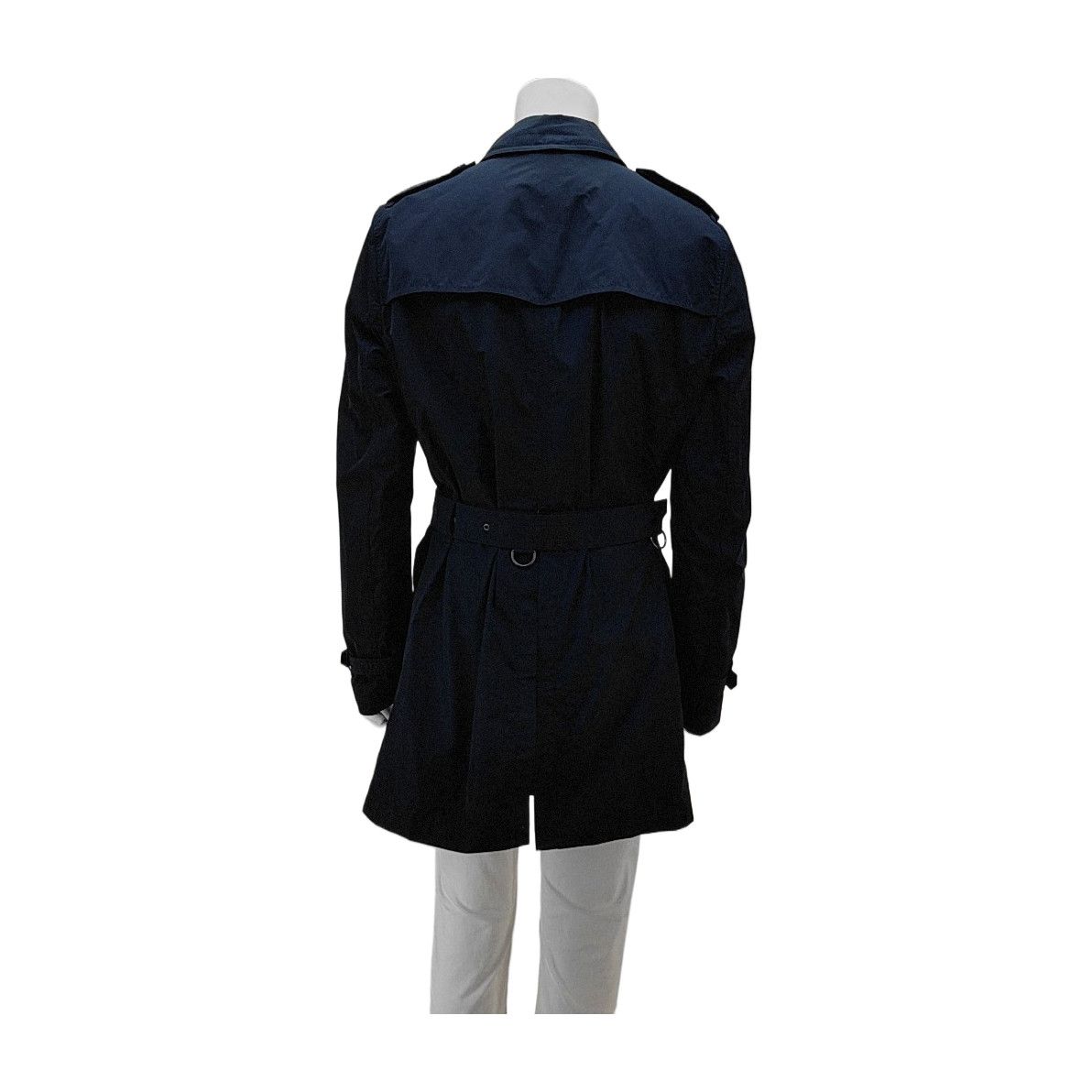 Burberry Burberry Brit Navy Polyester Trench Coat XL Size US XL / EU 56 / 4 - 3 Thumbnail