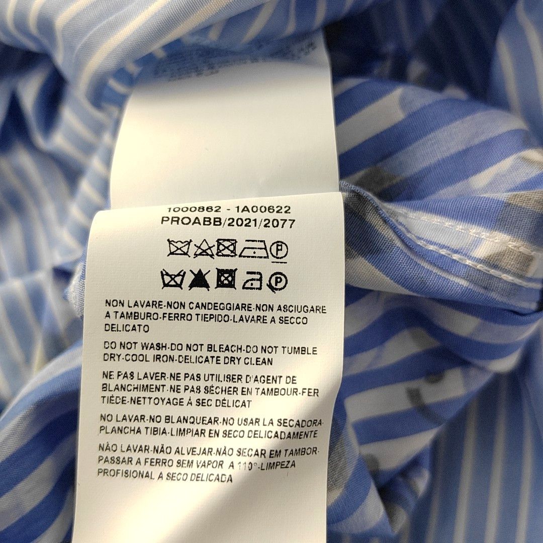 Versace Versace Striped Baroque Panel Shirt 39 Size US M / EU 48-50 / 2 - 5 Thumbnail