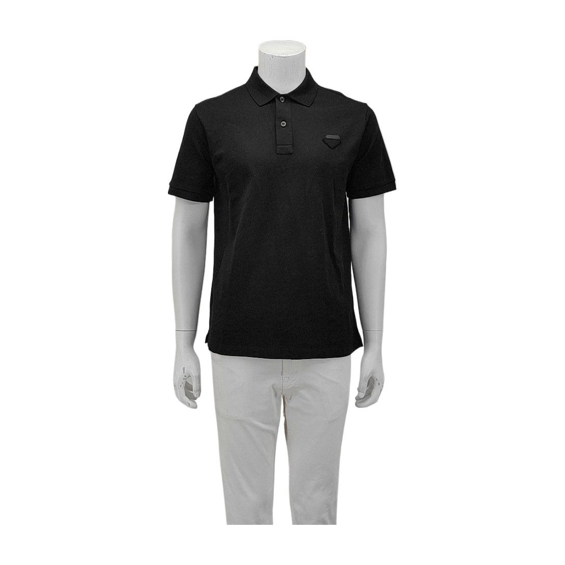 Prada Prada Logo Cotton Polo Shirt Size M Size US M / EU 48-50 / 2 - 2 Thumbnail