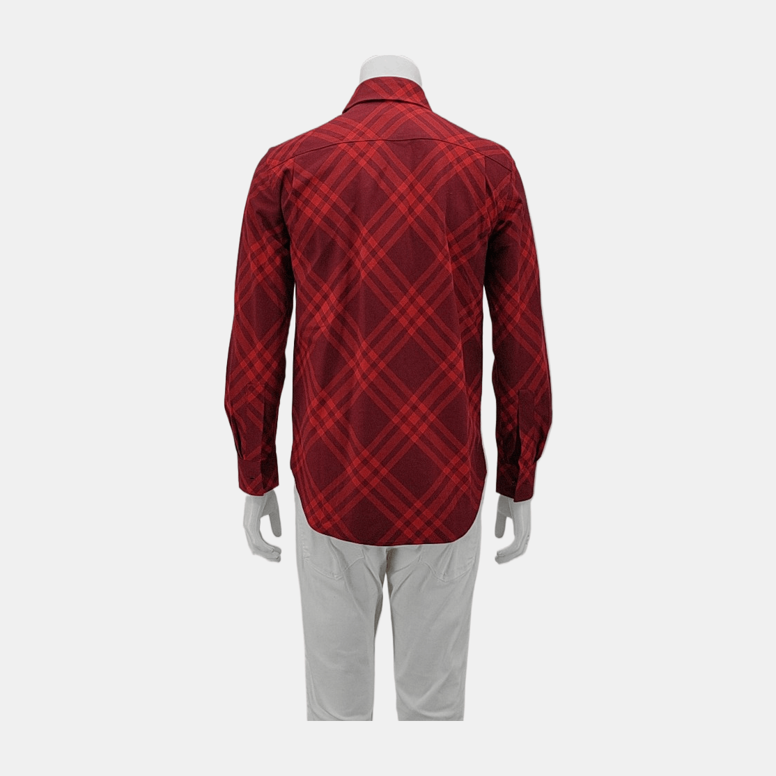 Burberry Burberry Plaid Cotton Long Sleeve Shirt XS Size US XS / EU 42 / 0 - 3 Thumbnail