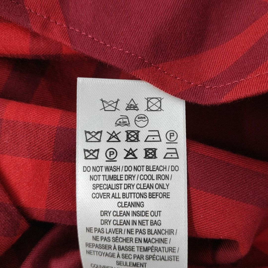 Burberry Burberry Plaid Cotton Long Sleeve Shirt XS Size US XS / EU 42 / 0 - 5 Thumbnail