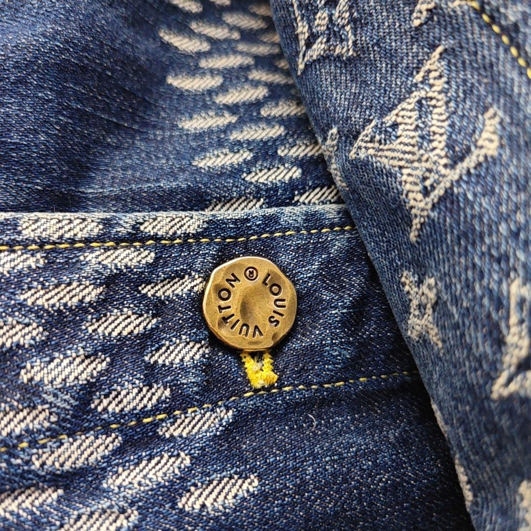 Louis Vuitton Louis Vuitton Monogram Denim Jacket Size 50 Size US M / EU 48-50 / 2 - 6 Thumbnail